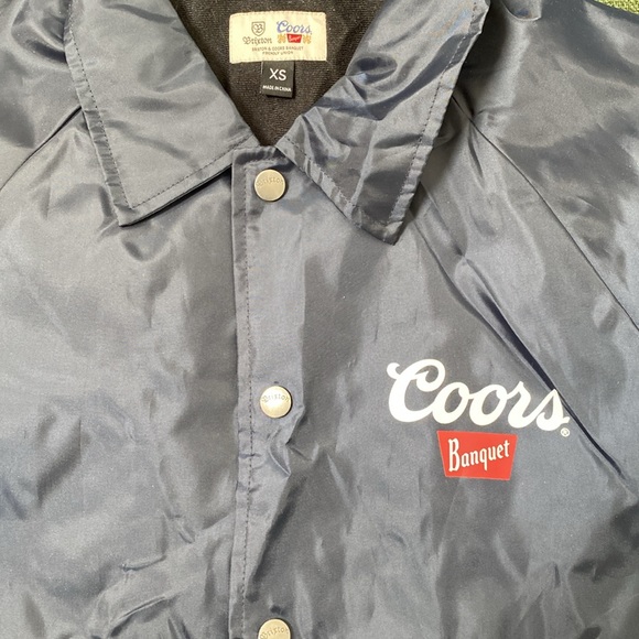 Brixton x Coors Banquet Coach’s Windbreaker Jacket - Picture 3 of 5